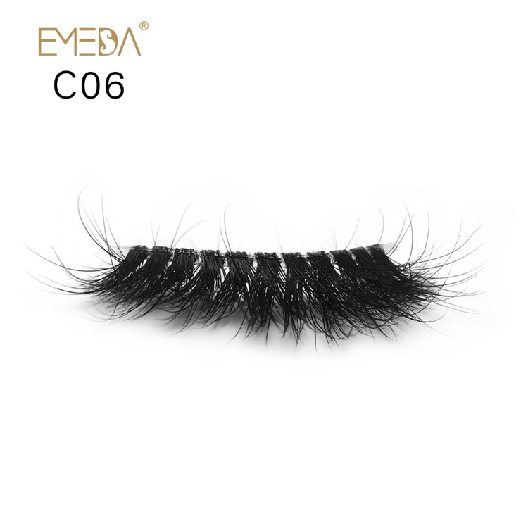 Permanent Long Real Fur 3d Mink Eyelashes Y-PY1